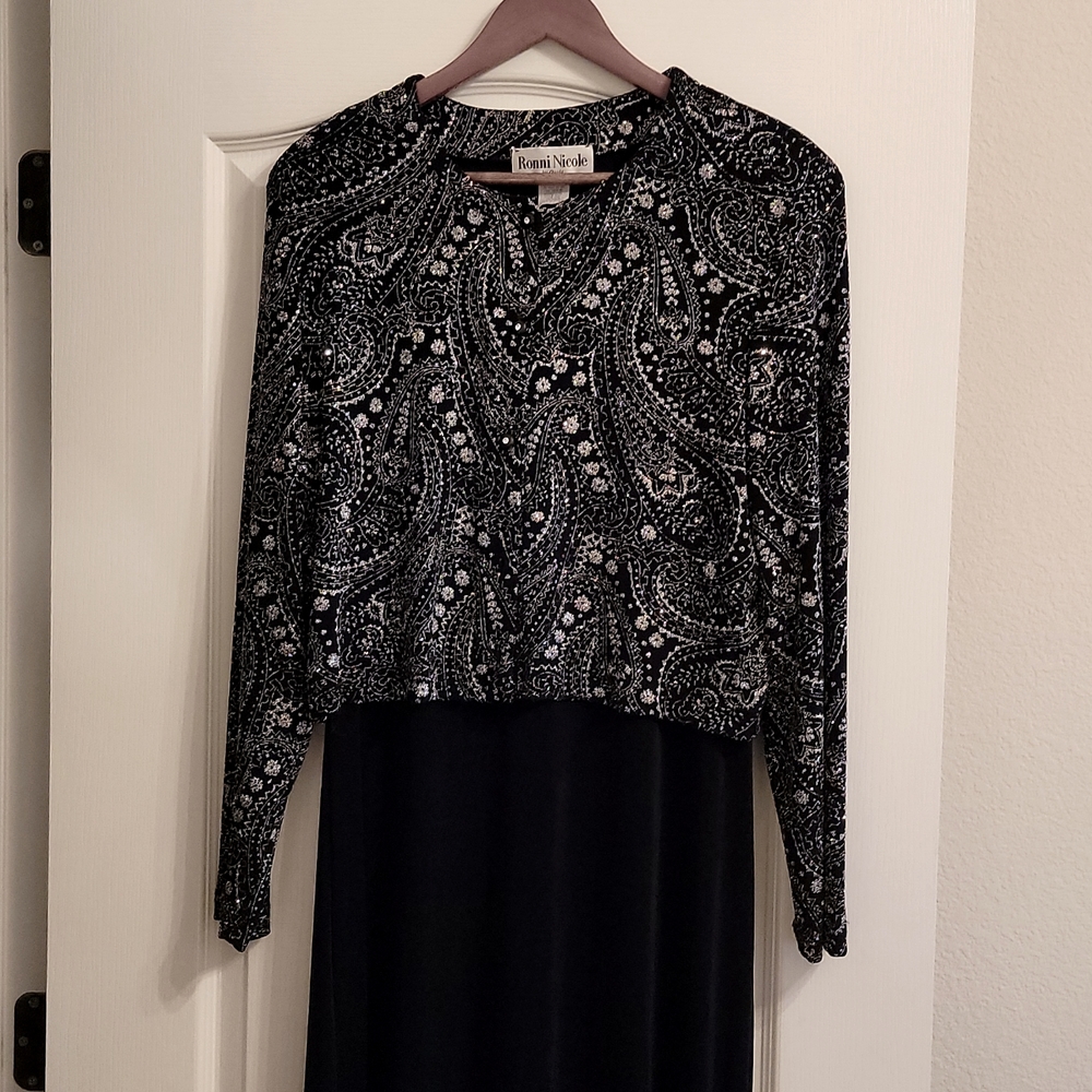 RONNI NICOLE tank dress and separate bling! top